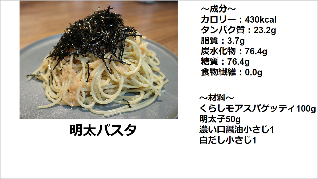 ワイズスタイルのダイエット飯 明太パスタ